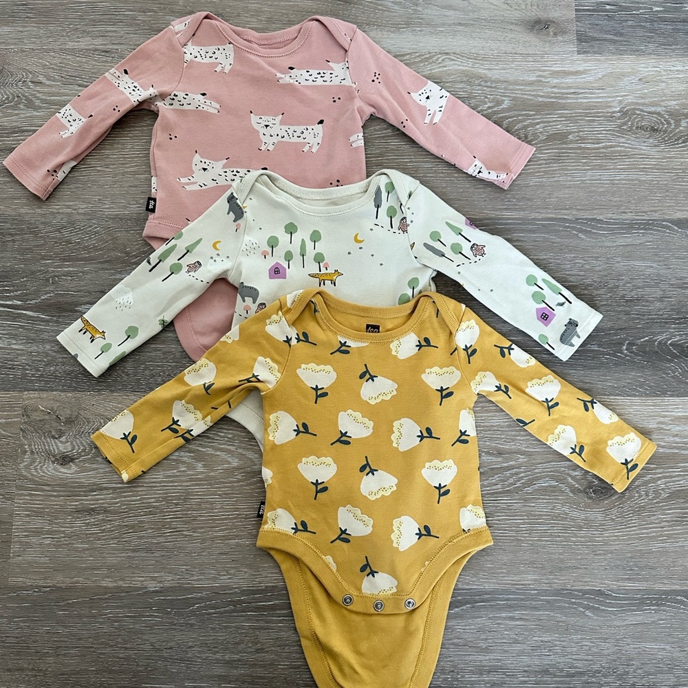Tea Collection Onesie Lot